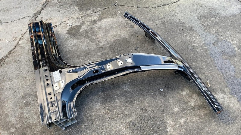 2021-2024 Tesla Model S Driver Side B-Pillar Structural Cutout Left Black - PBSB