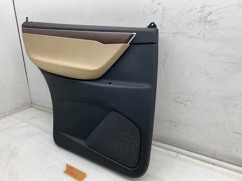 ⭕ 2016-2020 Tesla Model X Rear Left Carrier Door Panel Trim Pad w/ Card Molding