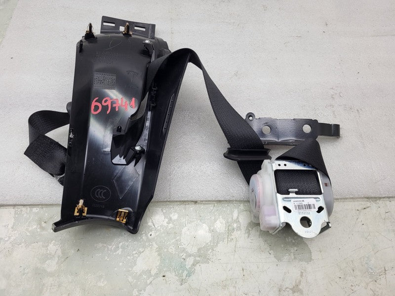102473200C ⭕ 12-15 Model S Rear Right Seat Belt Retractor w/ Mid C-Pillar Trim 1023136-05-D