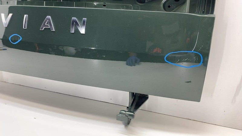 ⭕ 22-24 Rivian R1T Rear Truck Bed Door Tailgate Shell Assy Forest Green - EXP006