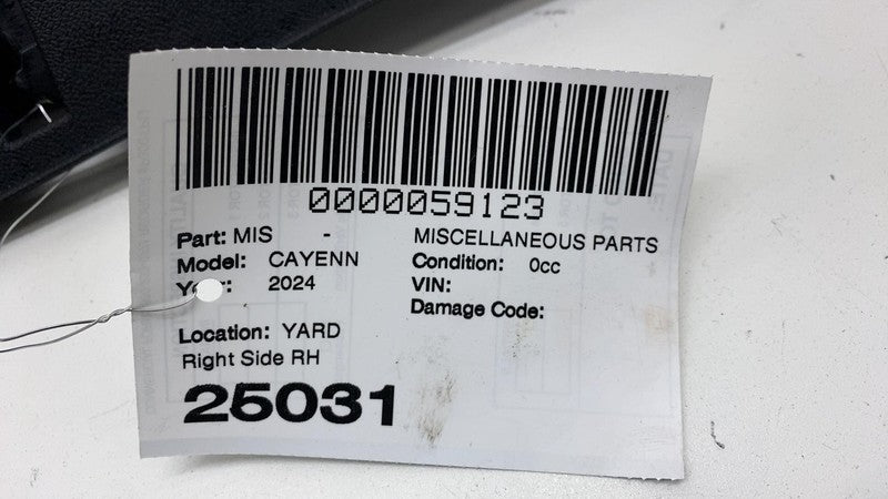 9Y0 864 483 G ⭕ 2019-2024 Porsche Cayenne Rear Trunk Lower Sill Scuff Trim Panel 9Y0864483G