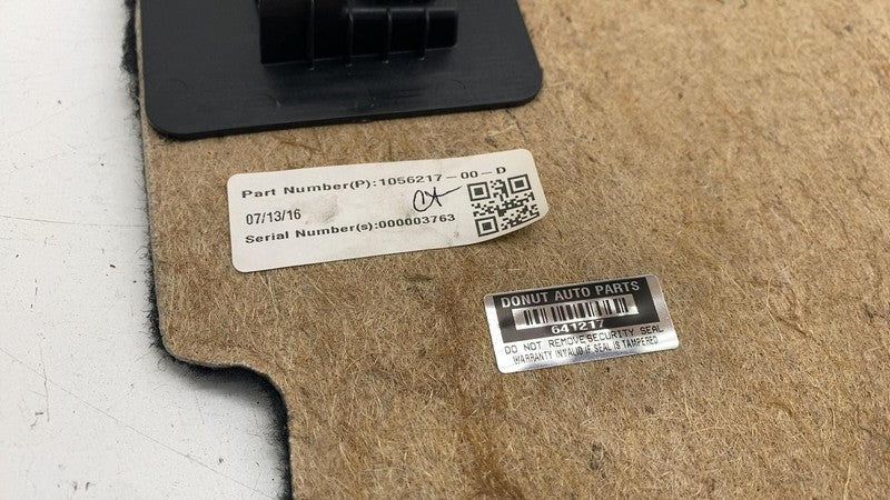 ⭕ 16-20 Model X Rear 3rd Row Trunk Load Floor Support Carpet Cover 105