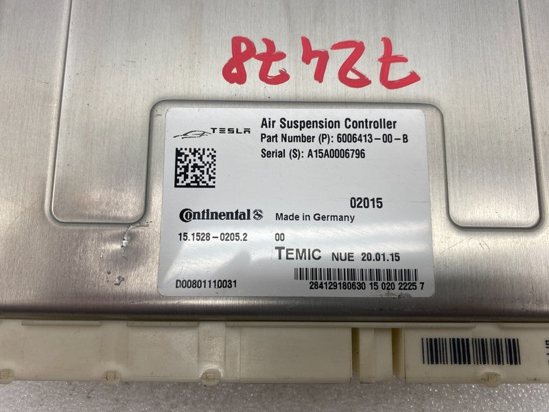 600641300B ⭕ 12-15 Model S Active Suspension Electronic Control Unit Processor 6006413-00-B
