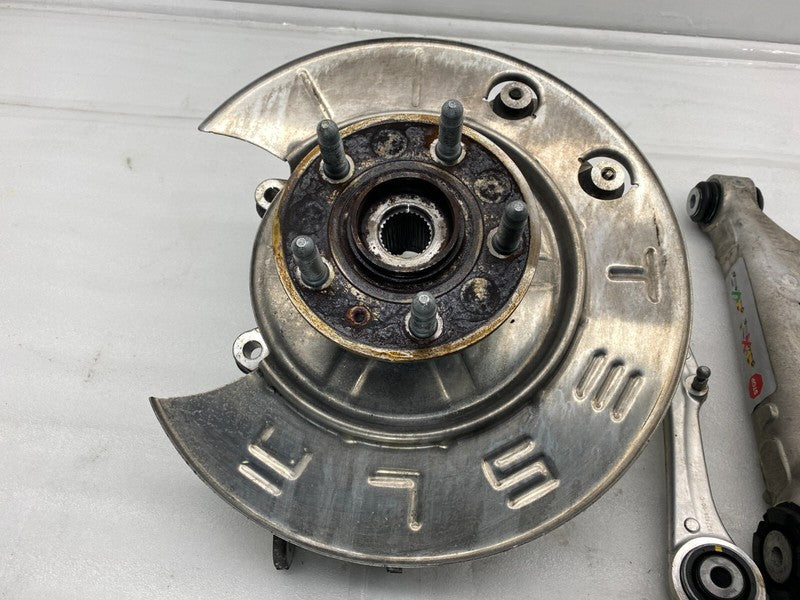 1021422 00 B ⭕16-20 Model S X Rear Right Knuckle w/ Wheel Hub & Control Arm Link 1021416-00-D