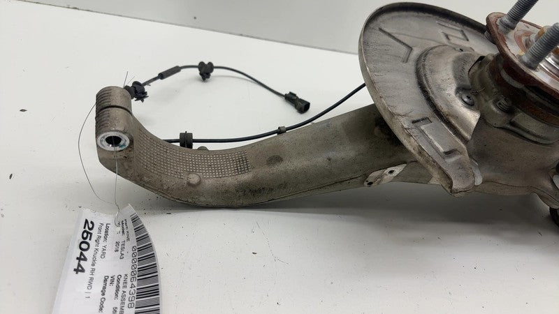 ⭕17-23 Tesla Model 3 Front Right Spindle Knuckle w/ Dust Shield RWD 10