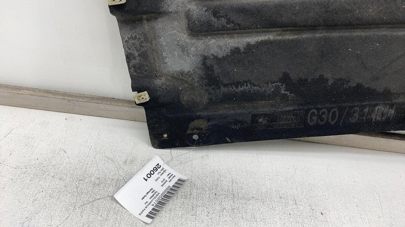 748506 10 2017-2022 BMW 530e G30 Right Floor Under Body Cover Splash Shield Guard Panel RH
