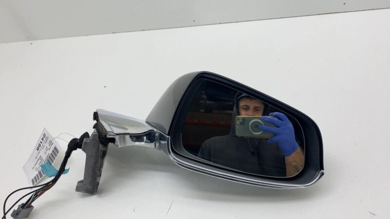 ⭕ 2012-2015 Tesla Model S Front Right Exterior Rear View Door Mirror Black PBSB
