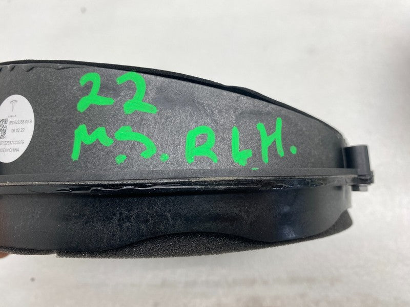 149004000B ⭕ 21-23 Model S Rear Left Side Door Audio Speaker Woofer w/ Bracket 1490040-00-B