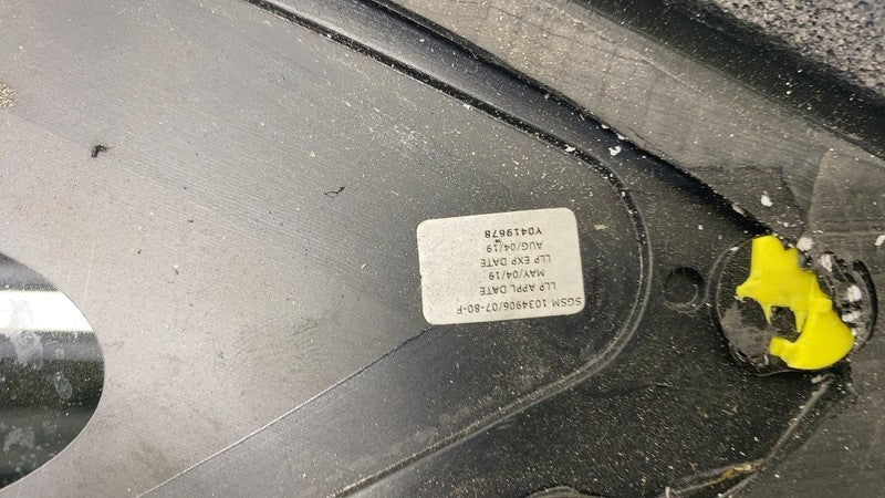 E9 43R-004553 ⭕ 2016-2020 Tesla Model X Rear Right Window QTR Quarter Glass 1/4 1034906-80-F