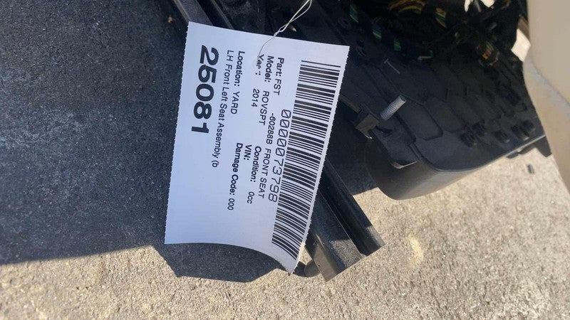 ⭕ 14-20 Range Rover Sport Front Driver Side 1st Row Bucket Seat Cream Left Assy