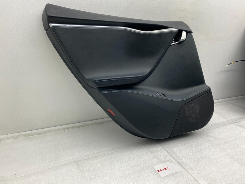 100813300D ⭕ 12-20 Tesla Model S Rear Left Interior Door Panel Trim Card Cover 1008133-00-D