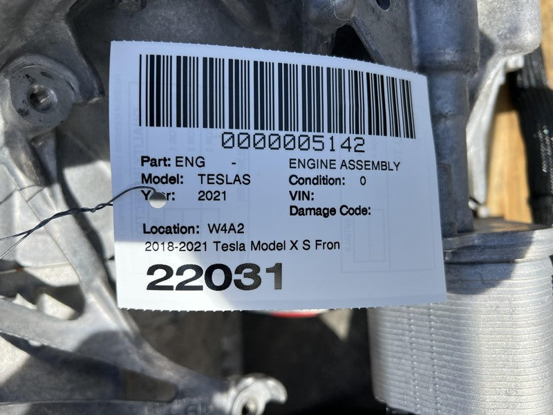 147810000B ⭕ 2018-2021 Tesla Model X S Front Drive Unit Engine Motor Assy 1478100-00-B