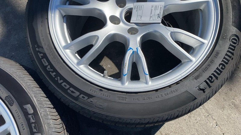 2021-2023 Tesla Model S PAIR of Rear Wheel Rim 19" w/ Continental Tire 285/40R19