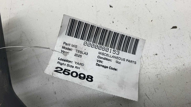 ⭕ 2024-2025 Tesla Model 3 Front Passenger Right Bumper Air Duct RH 200