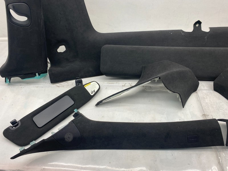 ⭕ 16-20 Tesla Model S SET of Ceiling Headliner Sunvisor Upper A + B +