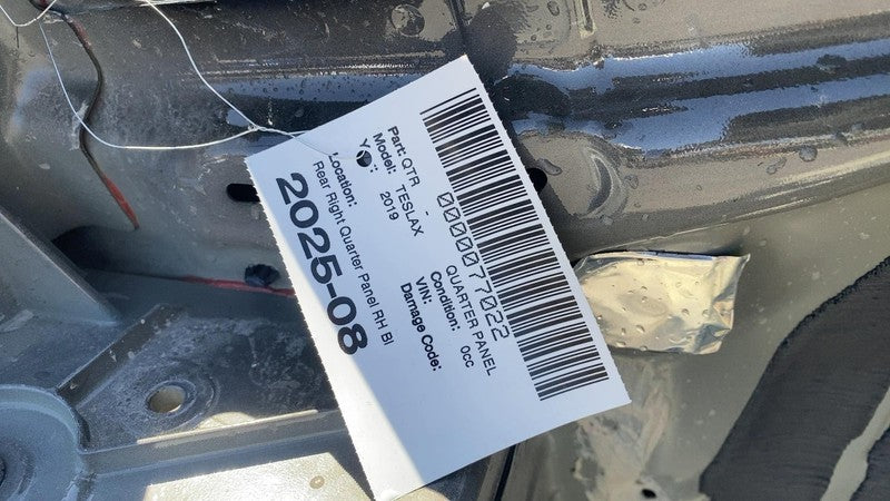 ⭕ 2016-2020 Tesla Model X Rear Passenger Side Quarter Panel Skin Right RH