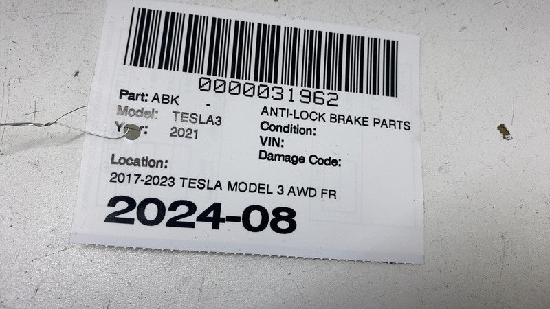 ⭕ 17-23 Tesla Model 3 Front Right Anti-Lock ABS Wheel Speed Sensor 104