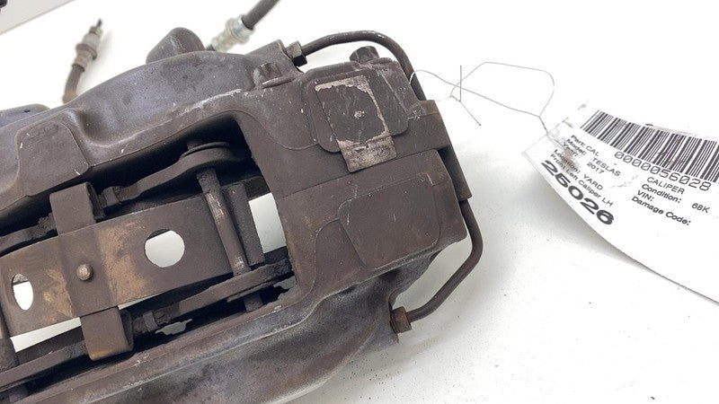 2012-2020 Tesla Model S MS Front Driver Side Caliper w/ Brake Hose Line Left OEM