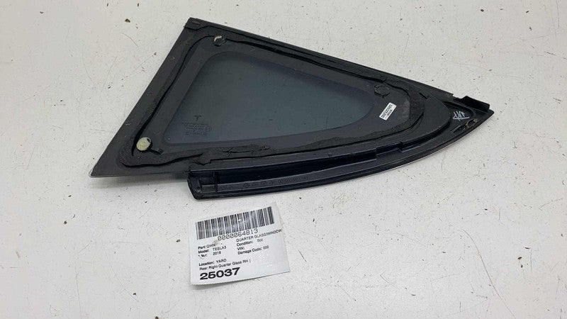 1080706-00 ⭕ 2017-2020 Tesla Model 3 Rear Right Quarter Fixed Window Glass OEM 1080706-00