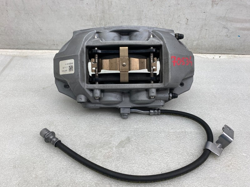104462100E ⭕ 17-23 Model 3 Front Driver Side Caliper w/ Brake Hose Line Left 1044621-00-E