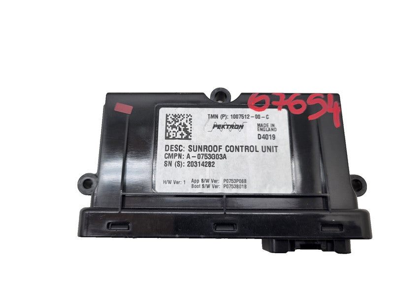 100751200C ⭕ 16-20 Tesla Model S Sunroof Controller Moon Roof Control Module 1007512-00-C