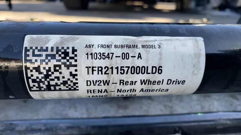 114438700B 21-24 Tesla Model 3 Front Suspension Subframe Structure Cradle Crossmember RWD