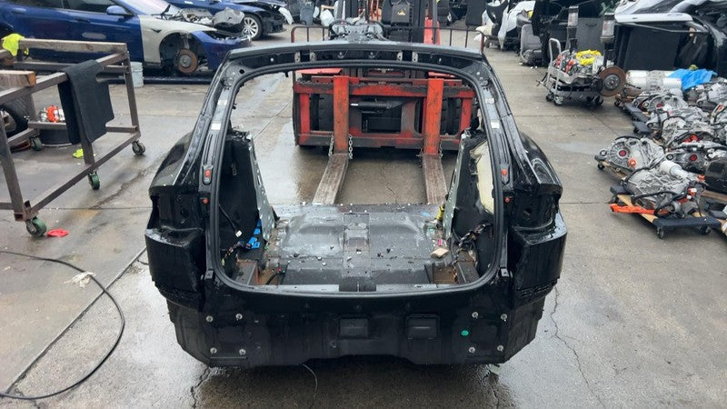 ⭕ 21-25 Model X Rear Left & Right Quarter Panel Structural Frame Cut Black PBSB