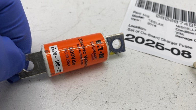 1A10211500051 ⭕ 2016-2020 Tesla Model X SET of Fast Acting Electric Vehicle Fuse OEM EV20-100S