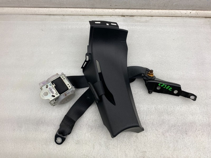 102313600C ⭕ 12-15 Model S Rear Right Seat Belt Retractor w/ Mid C-Pillar Trim 1023136-00-C