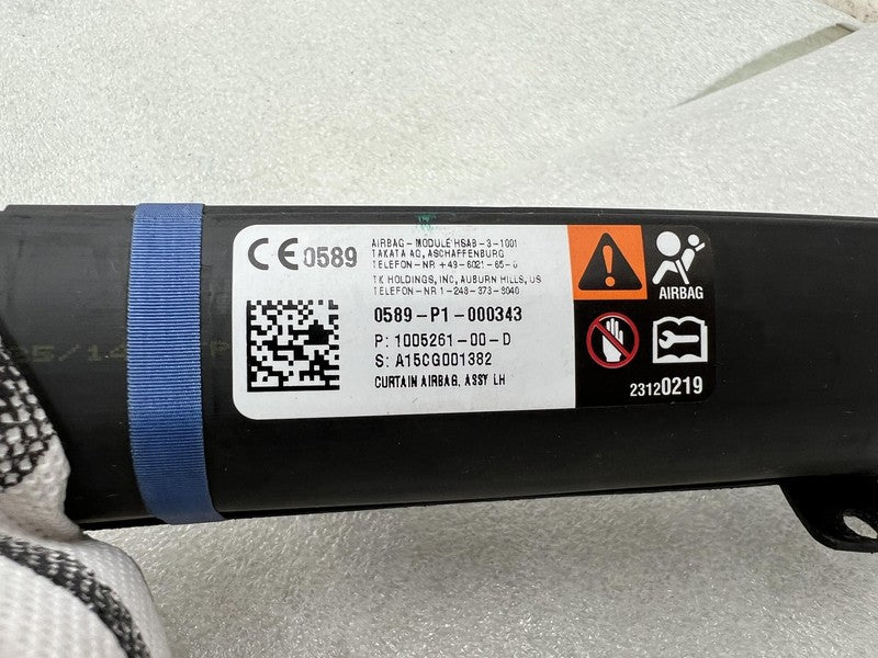 ⭕ 2012-2020 Tesla Model S Driver Side Roof Curtain Airbag Left Assy 10