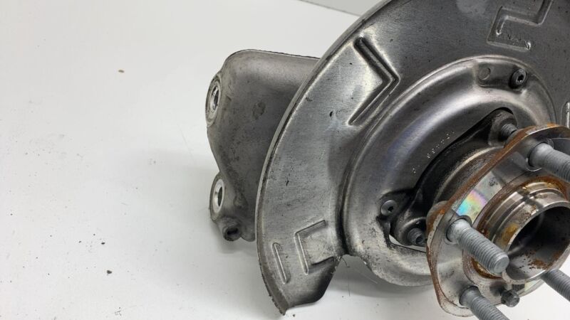 104431100E 17-23 Model 3 Front Left Spindle Knuckle + Wheel Hub & Dust Shield 1044311-00-E