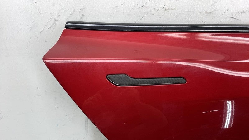 1081440-E0-C ⭕ 2017-2020 Tesla Model 3 Rear Side Door Shell Panel Right Red PPMR 1081440-E0-C