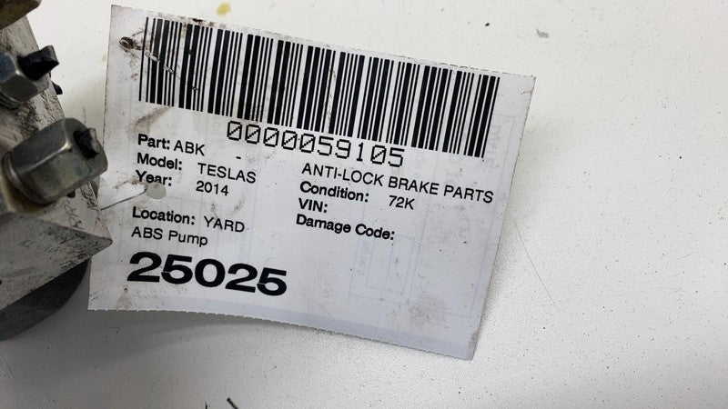 600636300D ⭕ 12-15 Model S MS Hydraulic ABS Anti-Lock Brake System Pump Module 6006363-00-D