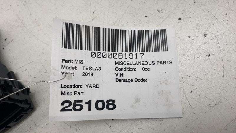 1087928-00-B ⭕ 2017-2023 Tesla Model 3 Rear Center Console Panel Air Vent Grille 1087928-00-B