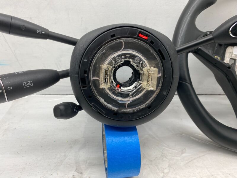 1036774-00-C ⭕12-20 Model S X Steering Wheel Leather w/ Wiper Turn Signal Switch 1036774-00-D