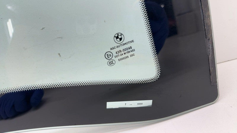E6 43R-00048 ⭕ 2014-2020 BMW i3 Rear Passenger Side Quarter Window Glass Right OEM 43R-00048