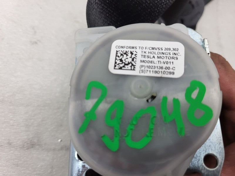 102313600C ⭕ 12-15 Model S MS Rear Left or Right 2nd Row Seat Belt & Retractor 1023136-00-C