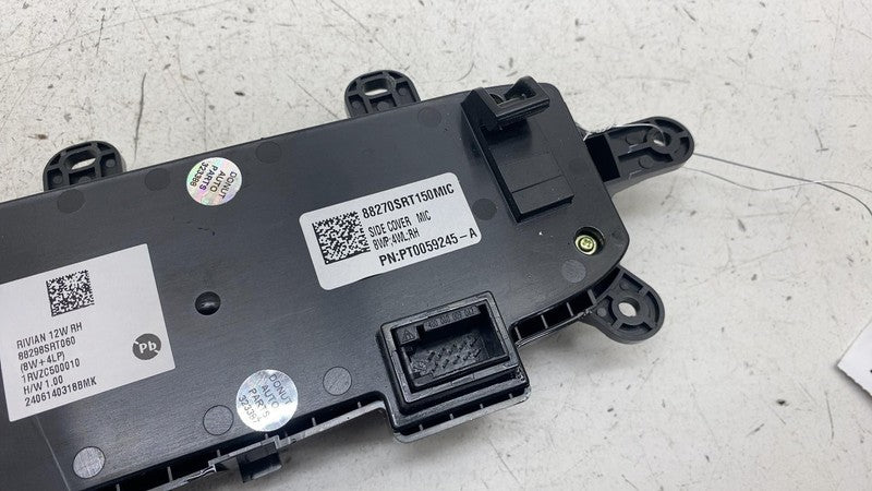 PT0059245A ⭕ 2025 Rivian R1S Front Right 1st Row Seat Adjustment Control Switch PT0059245-A