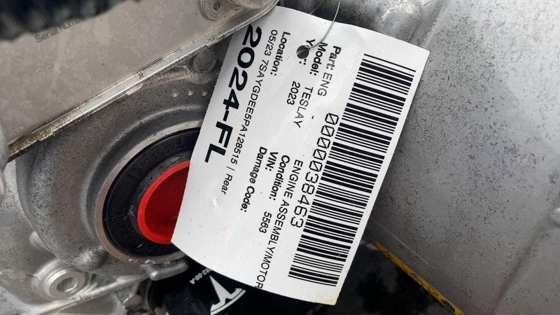 1120980 17 J ⭕ 22-23 Model 3 Y Engine Motor Rear Drive Unit High Current (5K mi) 1120980-17-J