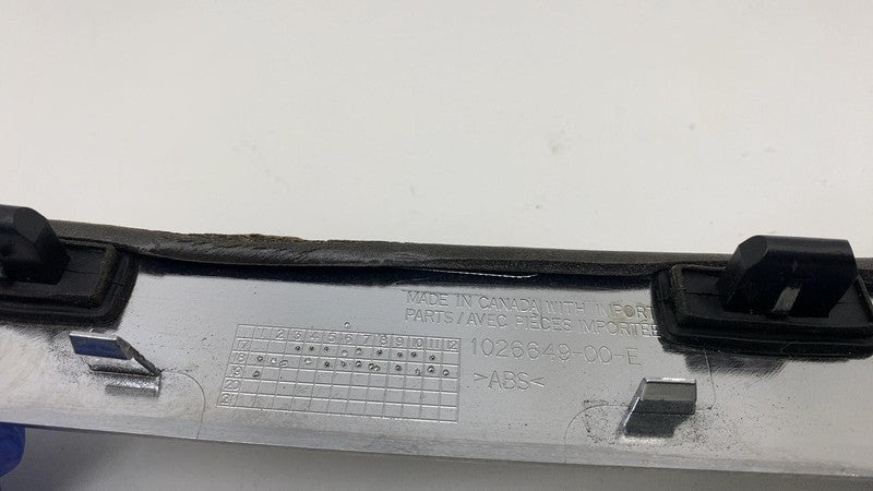 ⭕ 12-20 Tesla Model S Rear Liftgate Trunk Lid Chrome Trim Molding 1026