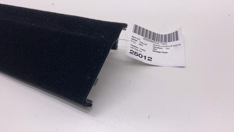 160653600B 2021-2024 Tesla Model S MS Rear Driver Side Soft Trim Trunk Carpet Bracket Left