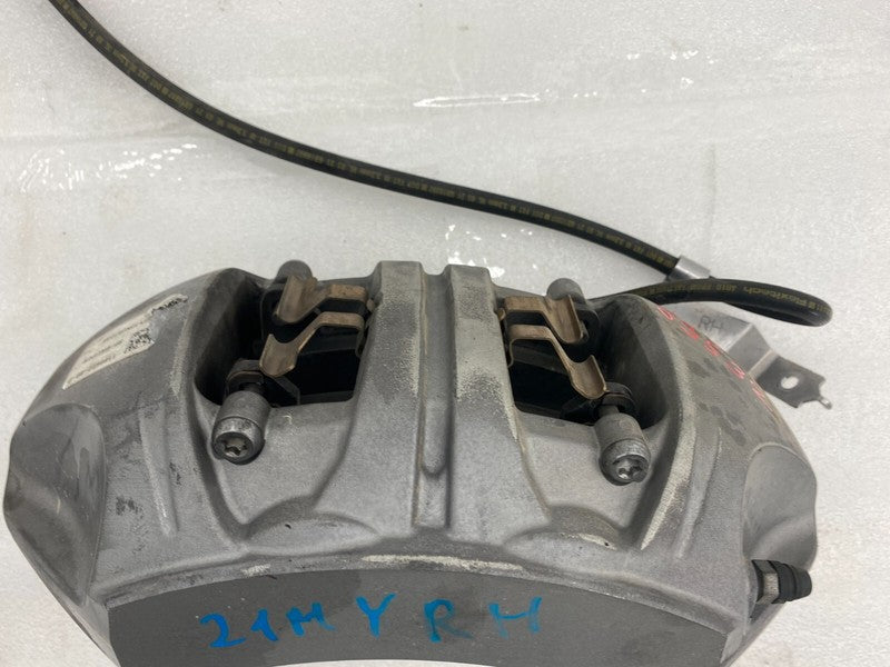 1188622 00 D ⭕ 20-23 Tesla Model Y Front Side Caliper w/ Brake Hose Line Right 1188622-00-D