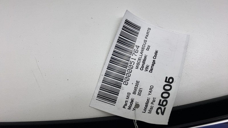 2021 BMW 530e G30 Front Driver Side Window Strip Molding Chrome Trim w