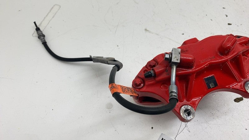 ⭕2016-2020 Tesla Model X Front Caliper w/ Brake Hose Line Right Red 10