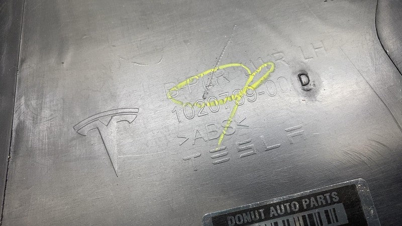 ⭕ 12-20 Model S Driver Side B-Pillar Lower Trim Cover Panel Left LH 10