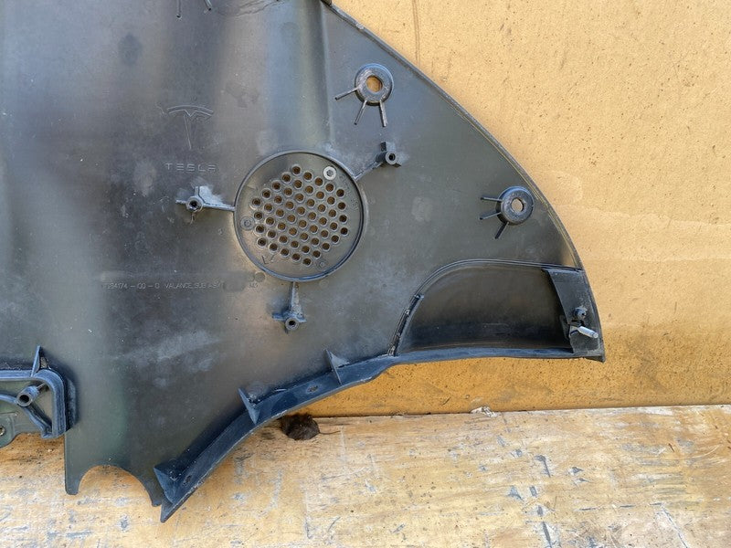 108417400D 17-23 Model 3 Front Bumper Lower Valance Under Tray Diffuser Shield 1084174-00-D