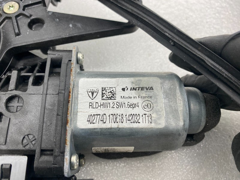 102882099E ⭕ 2016-2020 Tesla Model X Rear Left Door Window Regulator & Motor 1028820-99-E
