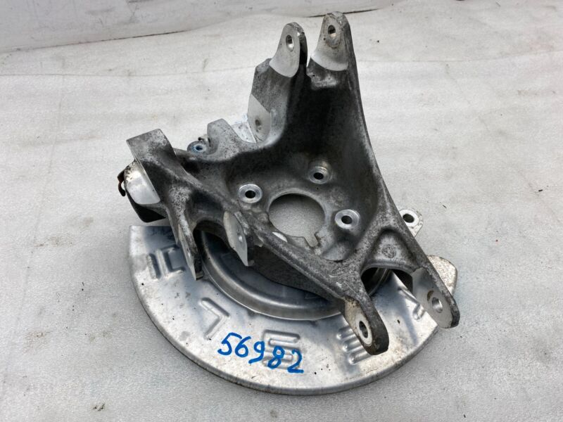 2016-2020 Tesla Model X Rear Right Suspension Spindle Knuckle w/ Rotor Shield RH