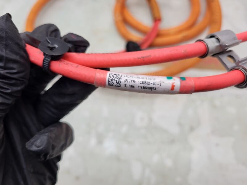 103058200E ⭕ 12-15 Model S MS High Voltage Junction Box to FJB Wiring Harness 1030582-00-E