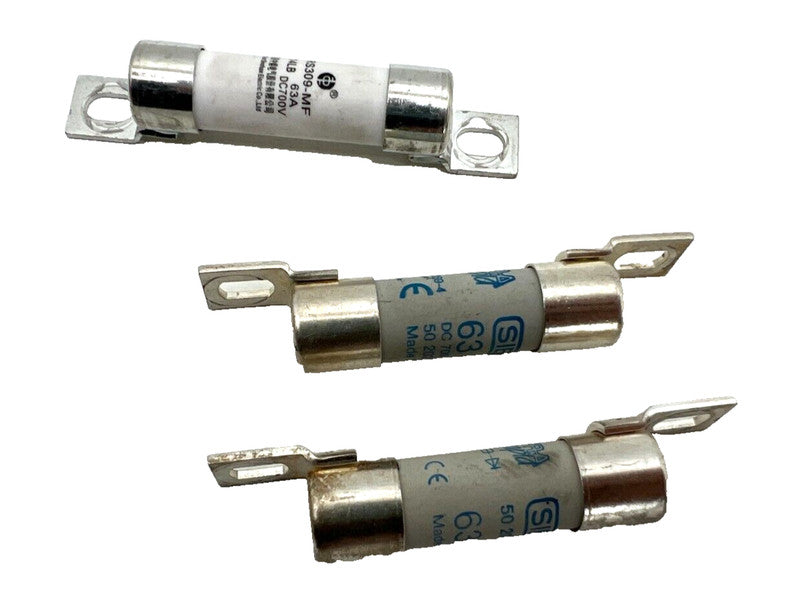 RS309-MF ⭕ 17-21 Model M3 3 Set Of 3 High Voltage Battery Cylinder Fast Fuse 63A RS309-MF